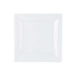 DPS Tableware Deep Square Plate Porcelite 27cm/10.5" (Box Of 6)