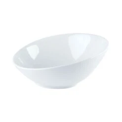 DPS Tableware Porcelite Angled Bowl 23cm/9" (Box Of 6)