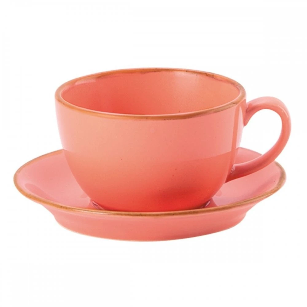DPS Tableware Seasons Bowl Cup 9oz / 25cl Coral (Box Of 6) 3 DPS Tableware Seasons Bowl Cup 9oz / 25cl Coral (Box Of 6)