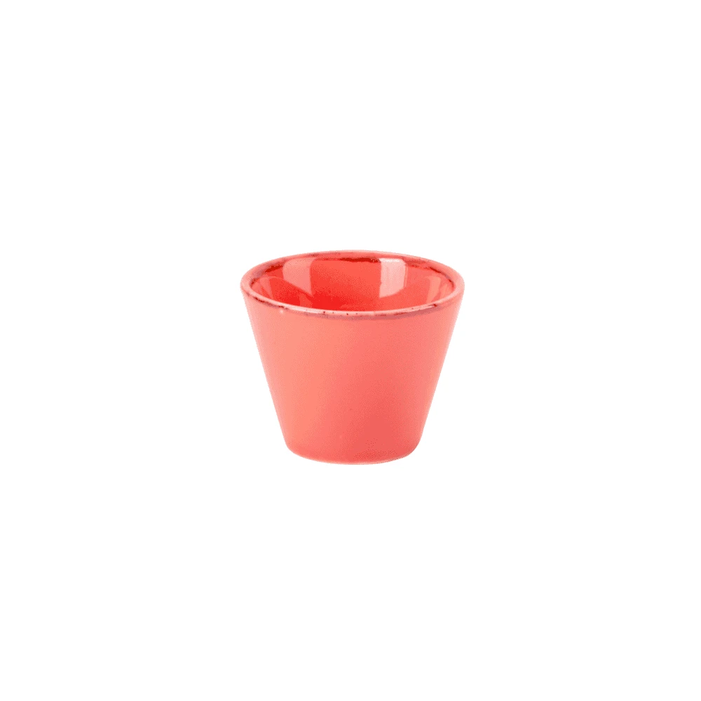 DPS Tableware Seasons Conic Dip Pot 2.25"/5.5cm - 1.75oz/5cl Coral (Box Of 6) 3 DPS Tableware Seasons Conic Dip Pot 2.25"/5.5cm - 1.75oz/5cl Coral (Box Of 6)