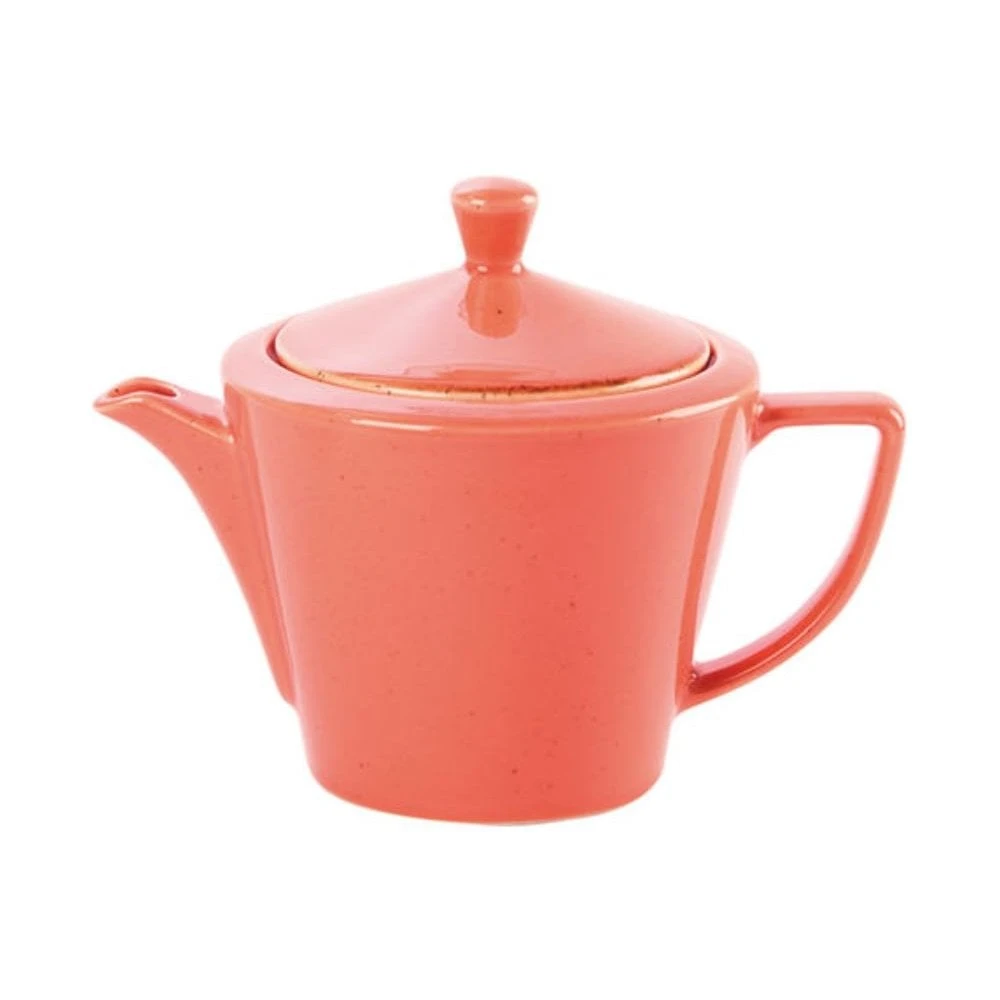 DPS Tableware Seasons Conic Teapot 17.5oz / 50cl Coral (Box Of 6) 3 DPS Tableware Seasons Conic Teapot 17.5oz / 50cl Coral (Box Of 6)