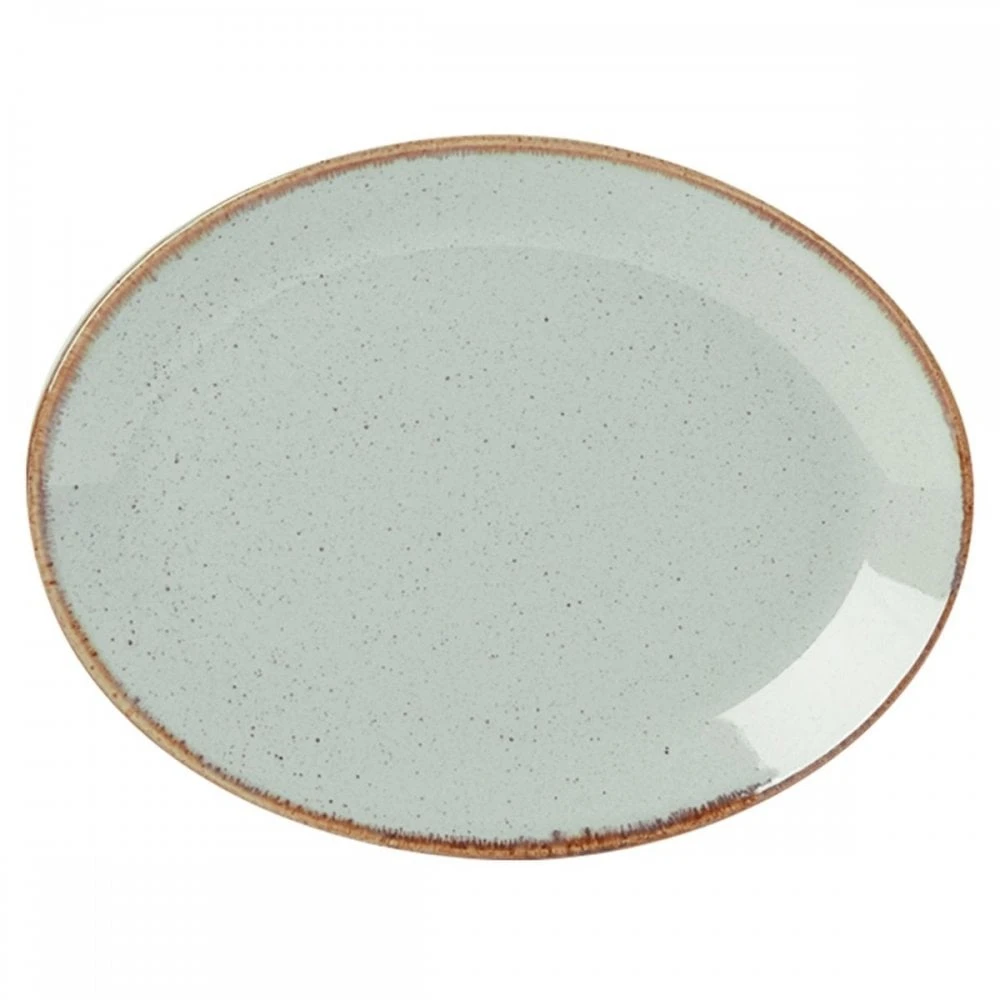DPS Tableware Seasons Oval Plate 12" / 30cm Stone (Box Of 6) 3 DPS Tableware Seasons Oval Plate 12" / 30cm Stone (Box Of 6)