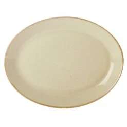 DPS Tableware Seasons Oval Plate 12" / 30cm Wheat (Box Of 6)