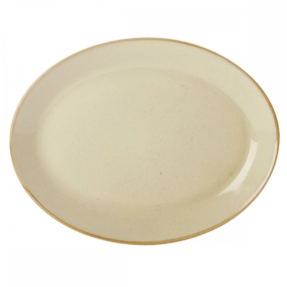 DPS Tableware Seasons Oval Plate 12" / 30cm Wheat (Box Of 6) 3 DPS Tableware Seasons Oval Plate 12" / 30cm Wheat (Box Of 6)