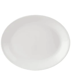 DPS Tableware Simply Tableware Oval Plate - 12 X 9.5" (30 X 24cm) (Box Of 4)