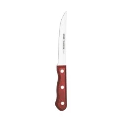 DPS Tableware Steak Knife 3 Stud 22cm Red Polywood (Pack Of 12)